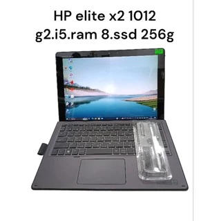 máy tinh bảng 2in1 hp elite x2 1012 g2. i5/7200. ram 4/8g.ssd 128/256g. máy kèm phím +sạc tybec