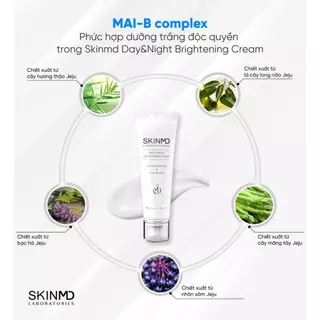 Kem Dưỡng SkinMD Day & Night Brightening Cream Dưỡng Ẩm Trắng Sáng Da Ngày Đêm - 50ml