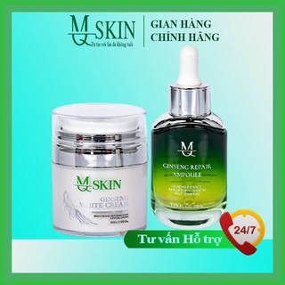 Combo Kem Face,Serum căng bóng MQ Skin dưỡng da sau tái tạo Mq Skin Chính Hãng