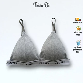 Áo bra chất cotton mềm êm co giãn 2 dây cài sau 2 móc nâng ôm form MTD ms3019