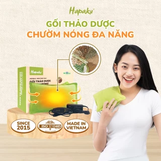 Gối Thảo Dược Chườm Nóng Hapaku - Giảm Nhức Mỏi Cổ Gáy, Giảm  Đau Lưng, Chườm Đau Bụng Kinh