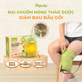 Đai Chườm Nóng Thảo Dược Giảm Đau Đầu Gối Hapaku, Giảm Nhức Mỏi Khớp Gối, Căng Cứng Cơ