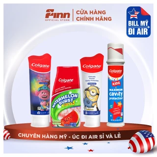 [BILL MỸ AIR] Kem đánh răng hương trái cây cho bé Colgate Kids Maximum, Mild Bubble Fruit 4.4 oz 124