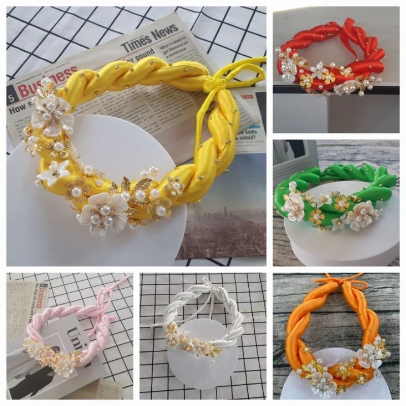 vấn kết hoa vấn xinh đội đầu vấn đội đầu biểu diễn văn nghệ vấn cao cấp