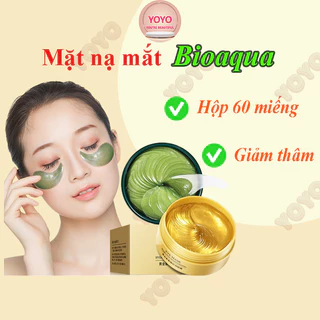 Mặt nạ mắt BIOAQUA Tảo Biển Giảm thâm nhăn quầng mắt Hộp 60 miếng