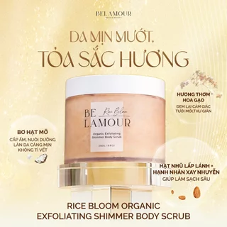 Tẩy Da Chết Rice Bloom Ánh Nhũ - Belamour - Cấp Ẩm Sáng Da