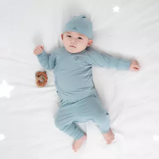 BU - Bộ dài tay cài chéo Bambus - Newborn 3M 6M  - BBB110801- ZBF71A