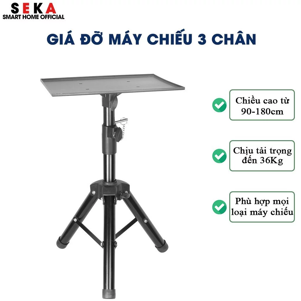 Giá Đỡ Máy Chiếu Corisu 3 Chân 1m8 Đa năng, Gọn, Nhẹ, Chịu lực tốt, Phù hợp với nhiều loại máy chiếu, Dễ dàng sử dụng