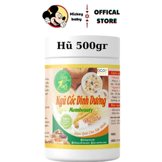 Sữa hạt  - Ngũ cốc dinh dưỡng cho bà bầu, trẻ em, người cao tuổi, tập gym cao cấp  25 loại hạt Mombeauty - 500gr