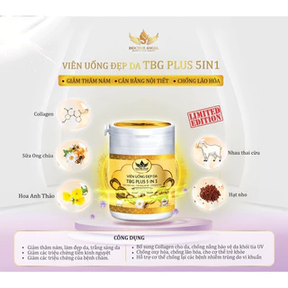 VIÊN UỐNG TẾ BÀO GỐC PLUS 5IN1 VÀNG