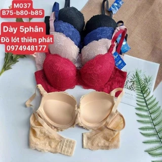 Áo ngực chuyên mặc áo dài và đầm 037 BoYa ren mút dày siêu đẩy,siêu nâng  tạo khe 3 móc cài 3 size 34.36.38