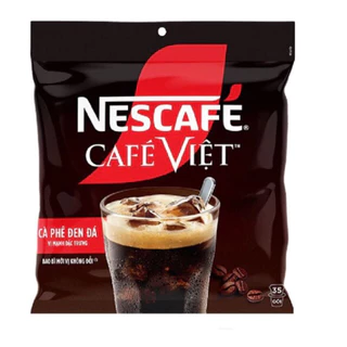 ( BAO BÌ MỚI ) Cà phê hoà tan Nescafe cà phê Việt đen đá ( 35 gói x16g ) / 3in1 vị nguyên bản (46 gói x 16g )