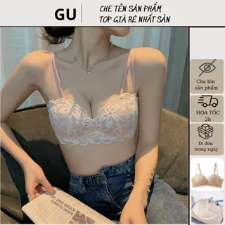 Áo Ngực Nữ không gọng, Áo Lót Nữ mềm mại thiết kế họa tiết ren hoa sexy quyến rũ mã AL16