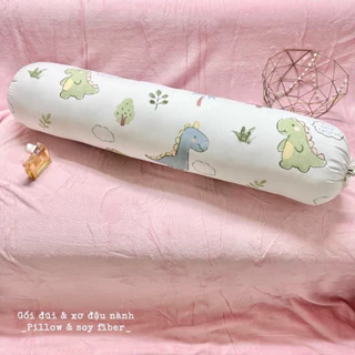 Vỏ Gối Ôm Cotton Đũi Xơ Đậu Nành Mềm Mịn - Thoáng Mát- Kích Thước 35cm x 100cm