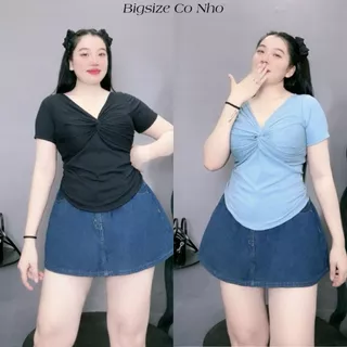 Áo Thun Croptop Bigsize Cúp Ngực Tay Ngắn Tôn Vòng 1 Chất Thun Gân Cao Cấp MÃ G100