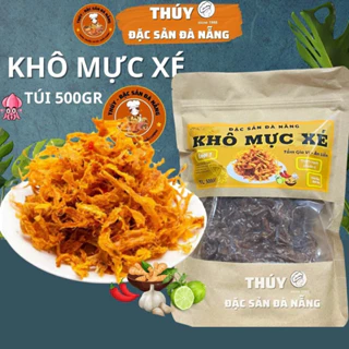 Mực Xé Tẩm Gia Vị Túi 500gr Đặc Sản Đà Nẵng Làm Quà Ngon Nhà Thúy Đặc Sản Đà Nẵng