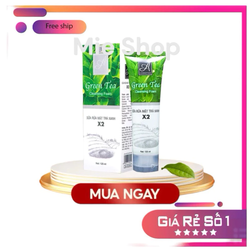 [ Chính Hãng ] Sữa Rửa Mặt Trà Xanh X2 Acosmetics Chính Hãng