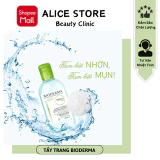 Nước tẩy trang Bioderma nắp bật xanh,hồng 500ml