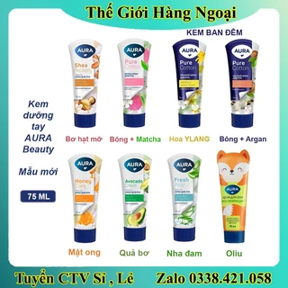 Kem dưỡng tay Aura 75ml dưỡng ẩm và chống lão hóa