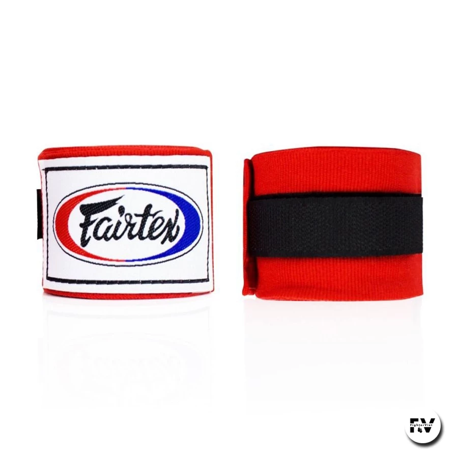 Băng Quấn Tay Handwraps Fairtex 4,5m Đỏ Băng Đa Chính Hãng