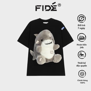 Áo Thun Fide Cá mập Baby Shark, Áo Phông Fide cổ tròn ulzzang BABY SHARK Chất Liệu Cotton Thoáng Mát Hot 2024 Hane Store