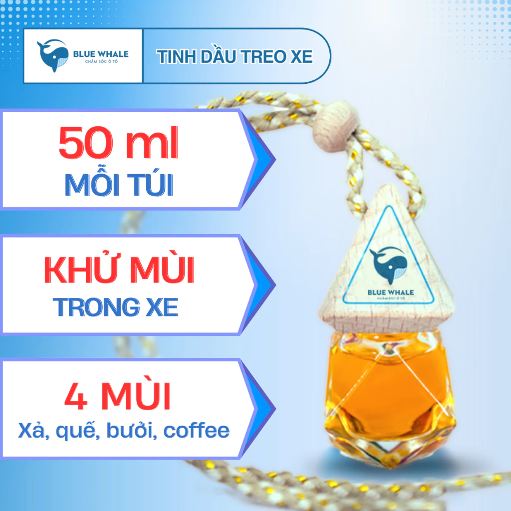 Tinh dầu treo xe, đảm bảo mùi hương cho xe hơi, thơm xe hơi 24/7, loại bỏ mùi say xe cho người lái