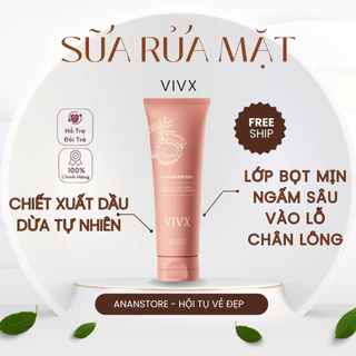 Sữa rửa mặt tạo bọt,sữa rửa mặt cho da dầu, dầu dừa axit amin 120g làm sạch sâu kiểm soát dầu và trắng sáng toàn diện