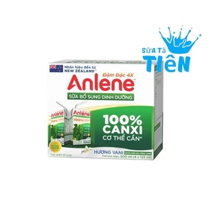 Sữa Anlene nước Đậm đặc 4X hương Vani 110ml (4 hộp)