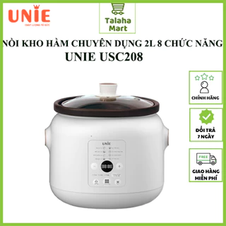 Nồi kho hầm chuyên dụng UNIE USC208, Dung tích 2L, 8 chức năng kho hầm, Lòng nồi gốm BH12T Talaha