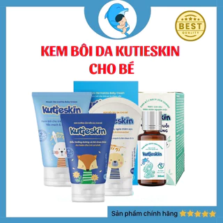 KUTIESKIN Kem bôi da tự nhiên chăm sóc làn da bé, Kem chàm sữa (Dưỡng Ẩm / Chàm Sữa, lác sữa / Mẩn Ngứa, Hăm)