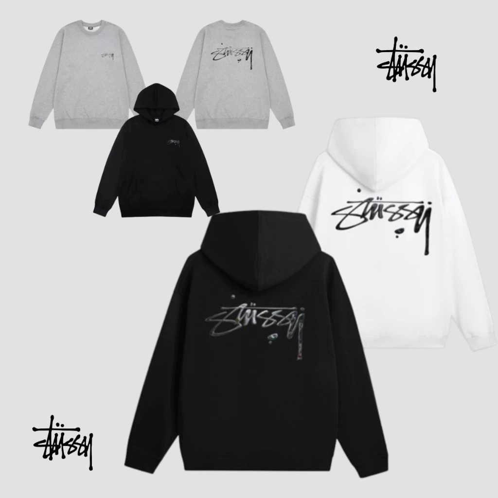 Áo Hoodie STUSSY Mercury Thuỷ Ngân In 3D cao cấp dày dặn đường phố, áo nỉ bông Unisex nam nữ cá tính  LATIZIA.VN