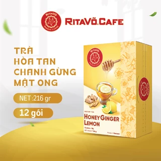 Trà hoà tan Rita Võ Cafe Chanh gừng mật ong [12góix18g]