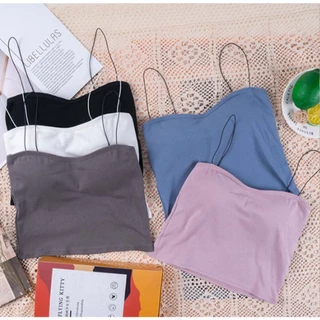 Áo Bra 2 Dây, Bra Cotton Mút Mỏng, Áo Ngực Không Gọng Dáng Lửng ZANA BRA B259