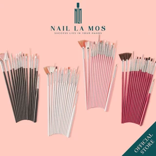 Bộ 15 cọ vẽ móng tay các loại - Cọ vẽ nail dành cho học viên thực hành tiện lợi