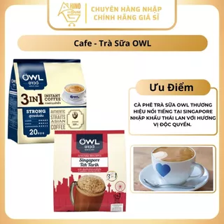 Cafe - Trà Sữa Owl 3in1 Thái Lan Thơm Ngon, Hương Vị Đậm Đà, Cà Phê Hòa Tan - Hinohouse