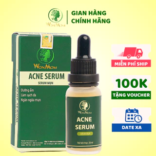 [Mã BMLTA0 giảm đến 50K] [ Giảm 35K - Đơn 339K ] Acne serum đánh bay mụn, sạch thâm sẹo, dưỡng trắng da Wonmom 20ml