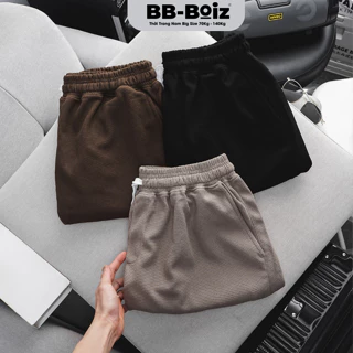 [BigSize] Quần short thun BB - Boiz Big Size chất tổ ong form bigsize 80kg - 130kg