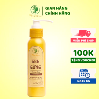 [ Giảm 35K - Đơn 339K ] Gel Gừng Thảo Dược Massage Tan Mỡ Bụng Sau Sinh Wonmom 70g