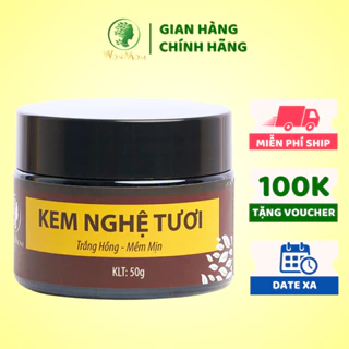 [ Giảm 35K - Đơn 339K ] Kem Nghệ Tươi - Trắng Hồng - Mềm Mịn Wonmom 50 Gram