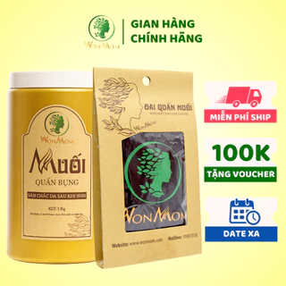 [ Giảm 35K - Đơn 339K ] Combo muối quấn bụng + đai quấn muối Wonmom