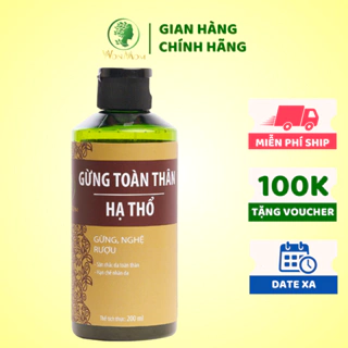 [ Giảm 35K - Đơn 339K ]  Gừng toàn thân hạ thổ massage giảm đau nhức, lưu thông khí huyết Wonmom 200ml