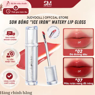 JUDYDOLL Son bóng "Ice-iron" Watery Lip Gloss Lâu trôi Không dính cốc Dưỡng ẩm 2,4g