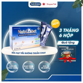 Liệu Trình 3 Tháng 6 Hộp Sữa NutriZabet Chính Hãng