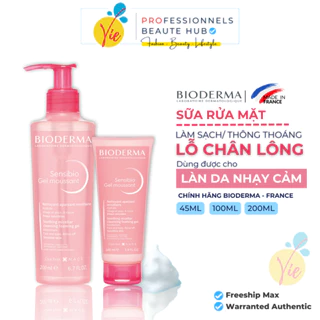 Gel Rửa Mặt Bioderma Sensibio Gel Moussant Dành Cho Da Nhạy Cảm 200ml