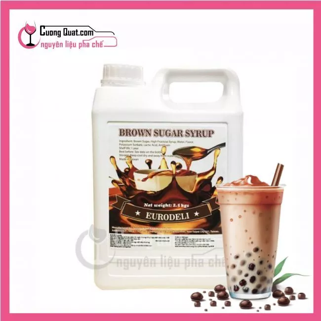 Sirô Đường Đen Eurodeli (Brown Sugar Syrup) 2,5Kg