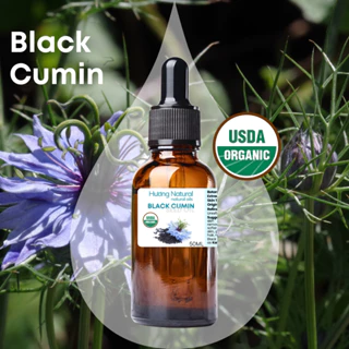 USDA Organic dầu hạt Thì là đen Black cumin seed oil hữu cơ nguyên chất