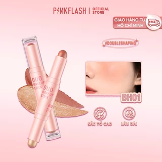 Phấn má PINKFLASH DUO 2 trong 1 trang điểm dễ dàng tiện dụng 30g