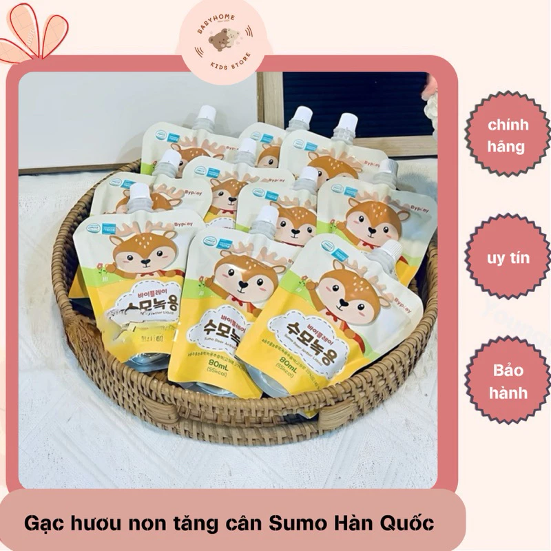 Gạc Hươu Non Tăng Cân SUMO - Giúp Bé Ăn Ngon Cải Thiện Cân Nặng. Dành Cho Bé Từ 1 Tuổi