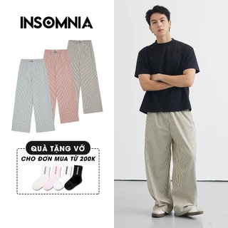 Quần Dài Sọc Ống Rộng Form Wide Leg INSOMNIA Local Brand Unisex PS009