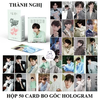 sẵn / mẫu mới Thành Nghị / Cheng Yi | Hộp thẻ card laser 50 tấm (mới - 2023) Photo card Lomocard / bo góc